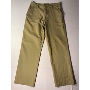 Champion Duo Dry Mens Khaki Tan Straight Leg Golf Hiking Pants 32W x 30L